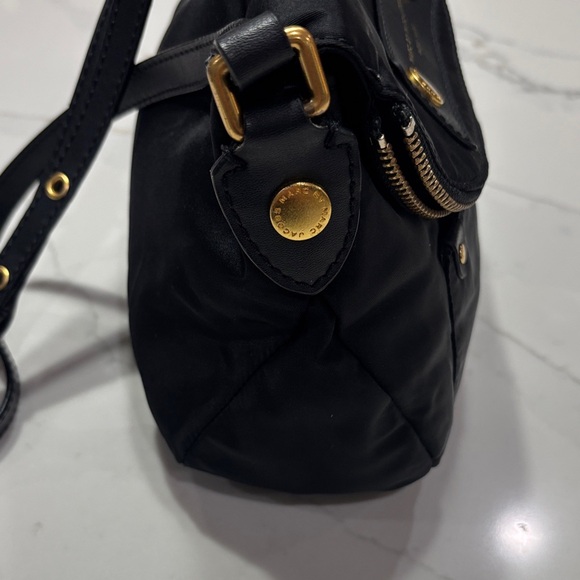 Marc Jacobs Black Nylon Crossbody with Gold Accents - Picture 7 of 17